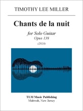 Chants de la nuit Guitar and Fretted sheet music cover